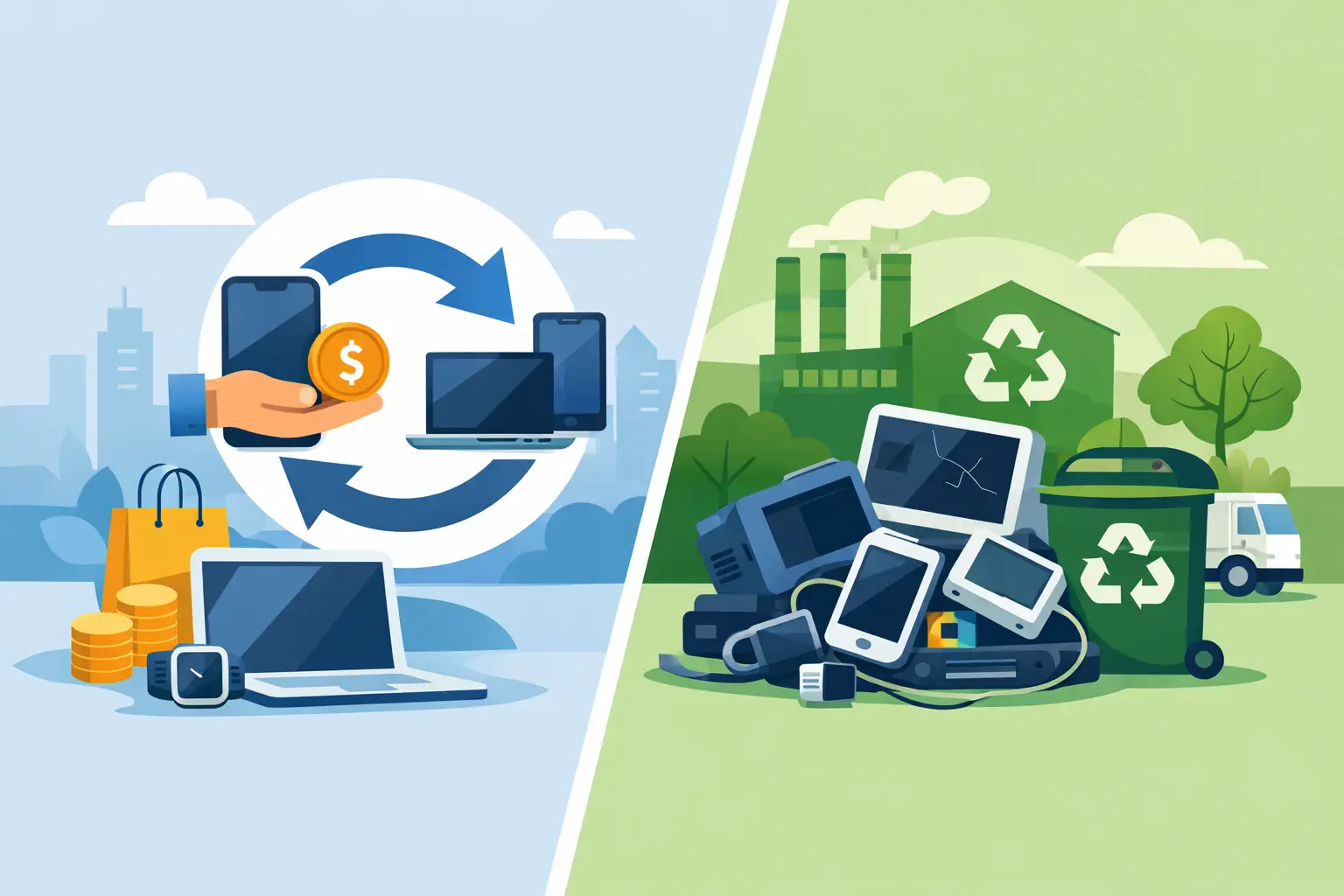 Electronics Buyback vs Recycling