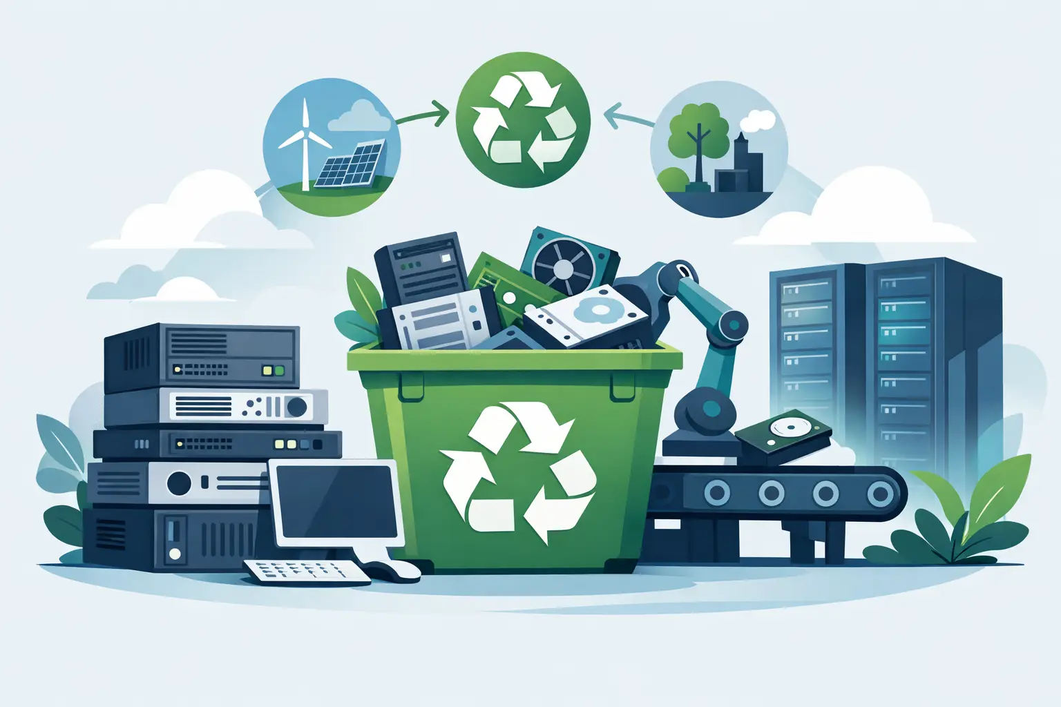How to Recycle Data Center Hardware