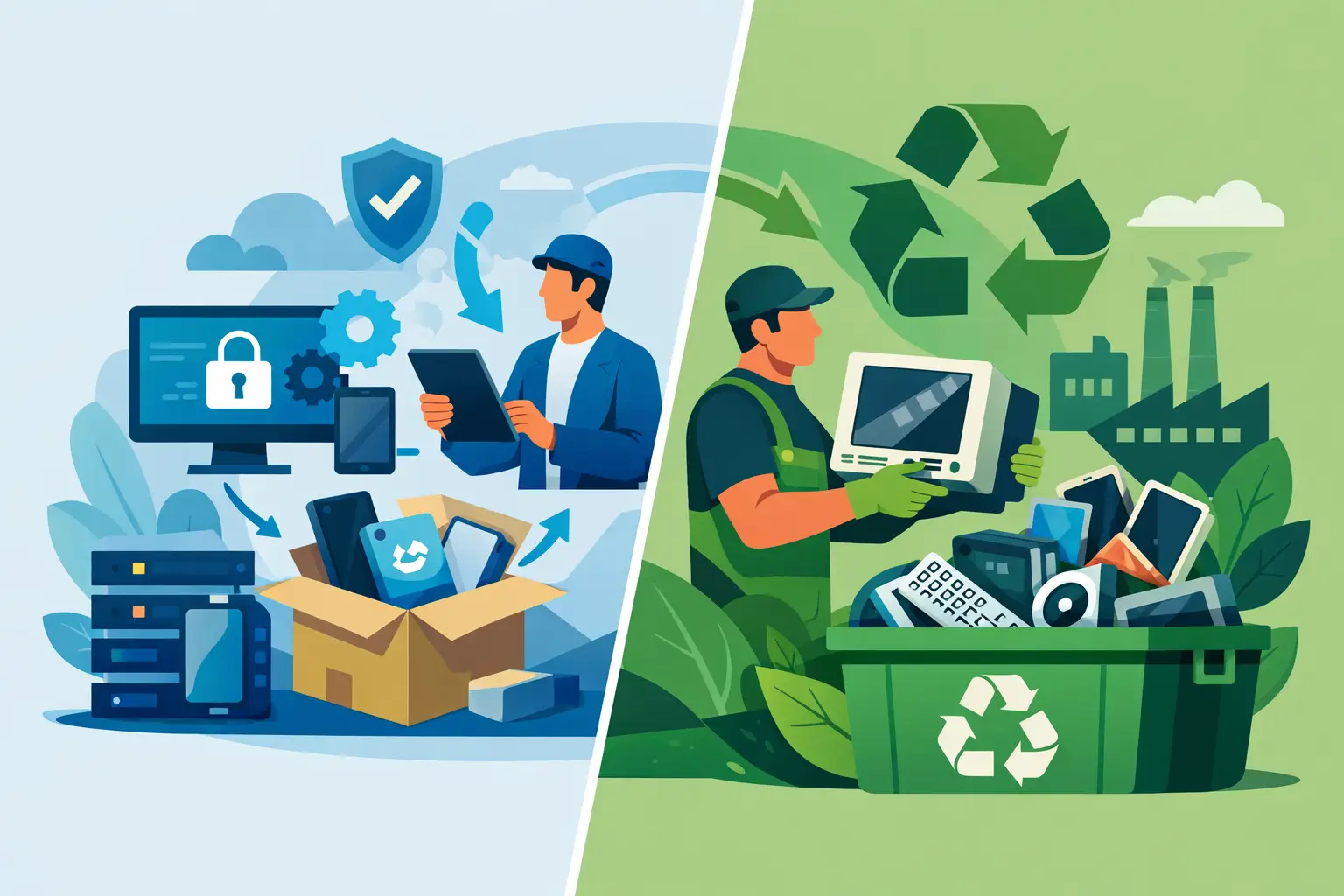 ITAD vs Electronics Recycling Explained