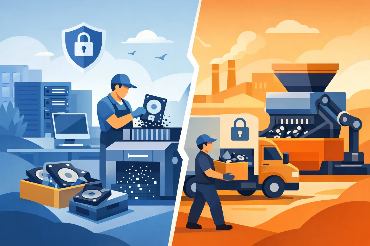 Onsite Versus Offsite Data Destruction