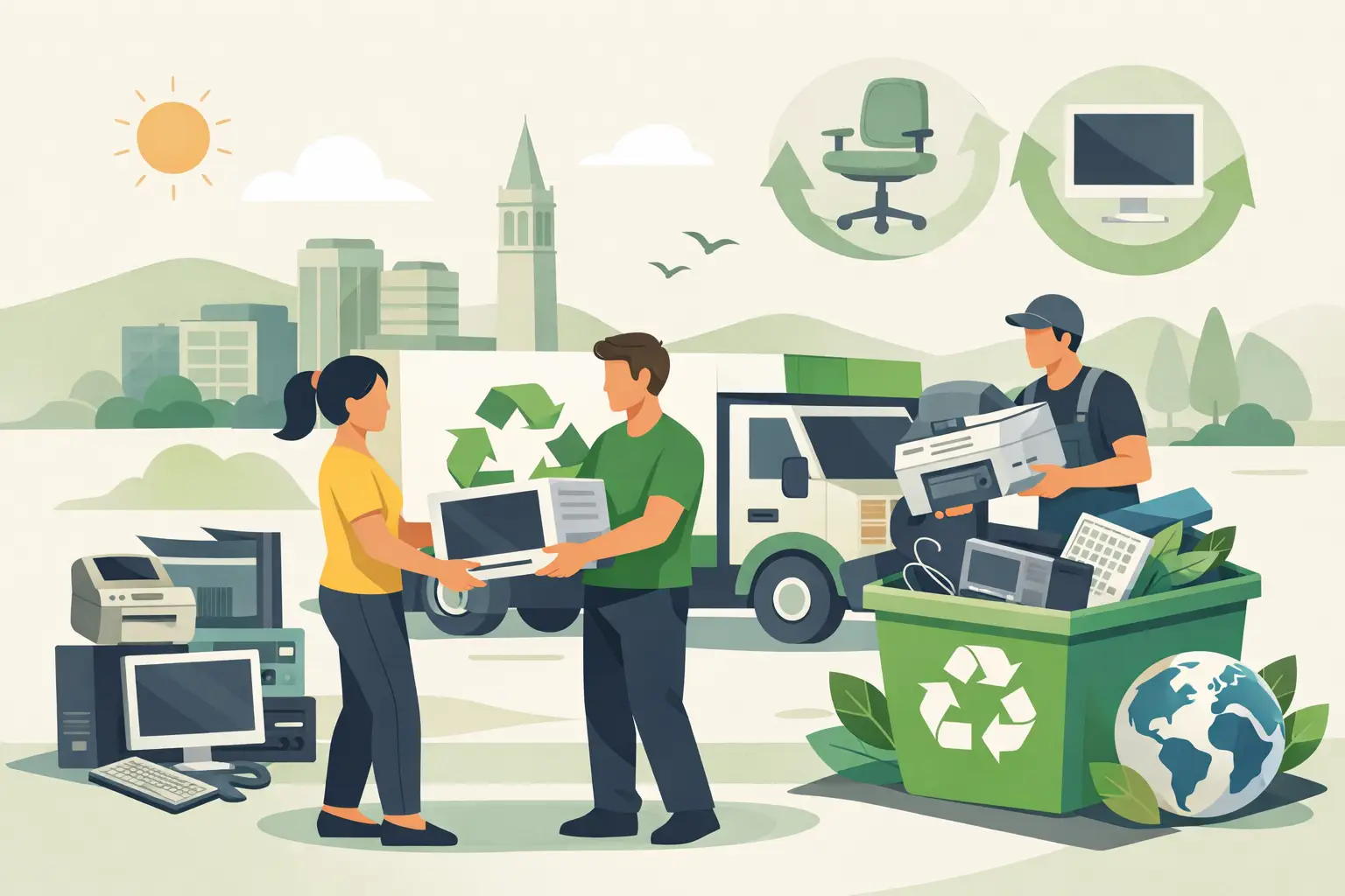Berkeley Office Equipment Recycling Made Clear