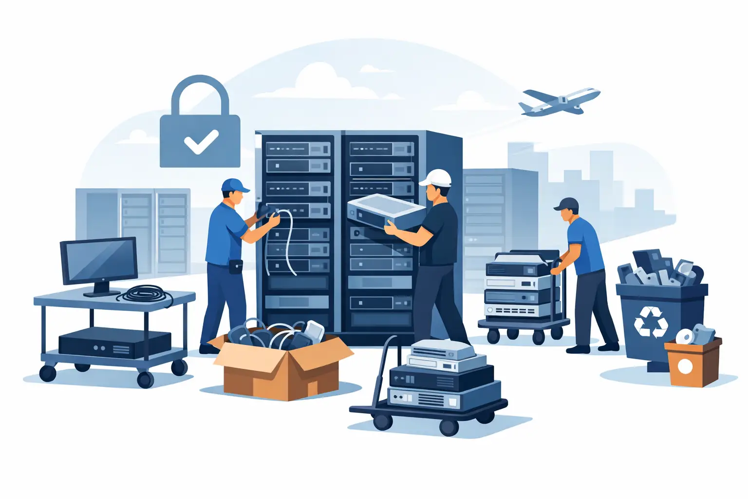 Data Center Cleanout Case Study for a Controlled Exit