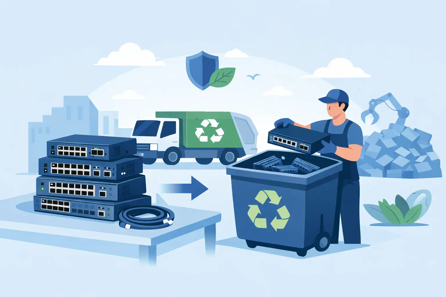 Retired Network Switch Disposal for Businesses