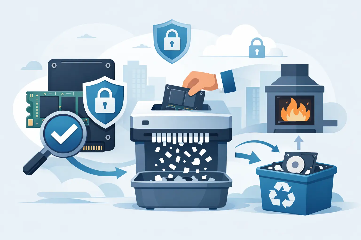 Secure SSD Disposal Methods for Business