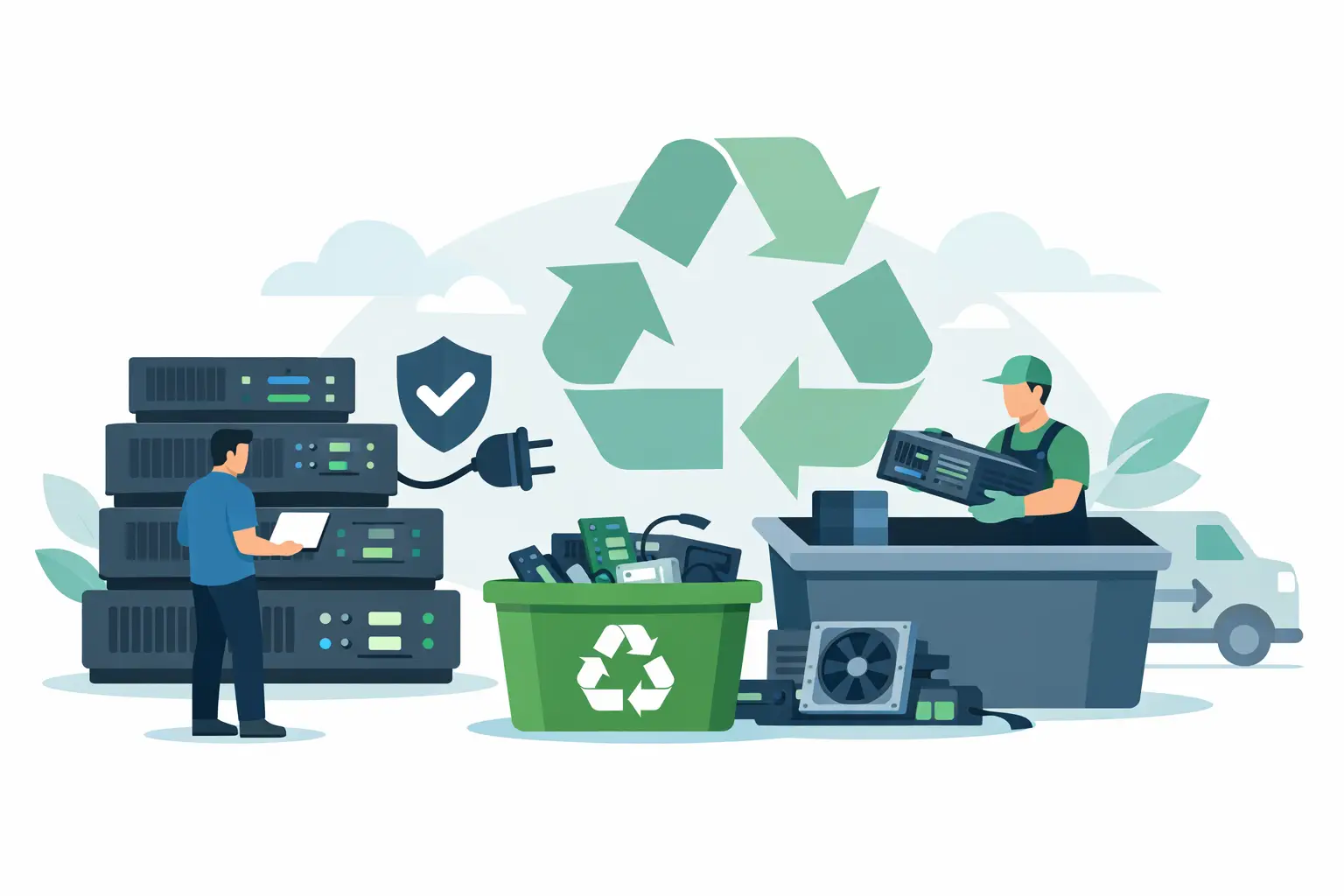 How to Prepare Servers for Recycling Safely