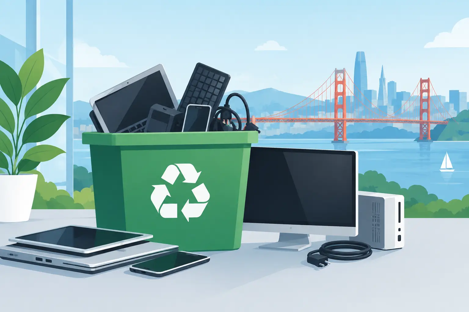 Electronics Disposal Regulations for Bay Area Businesses