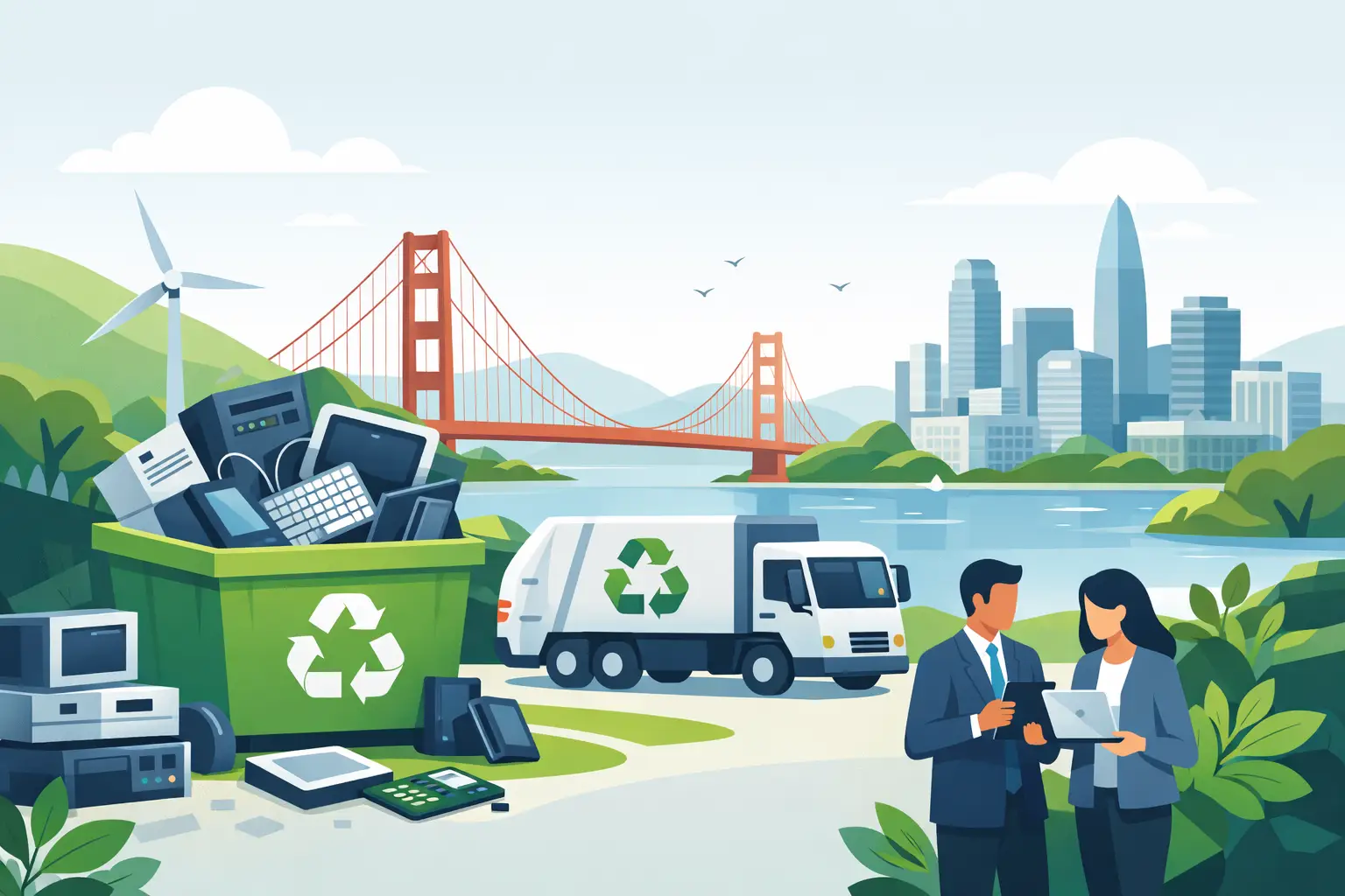 Electronics Recycling for Bay Area Businesses