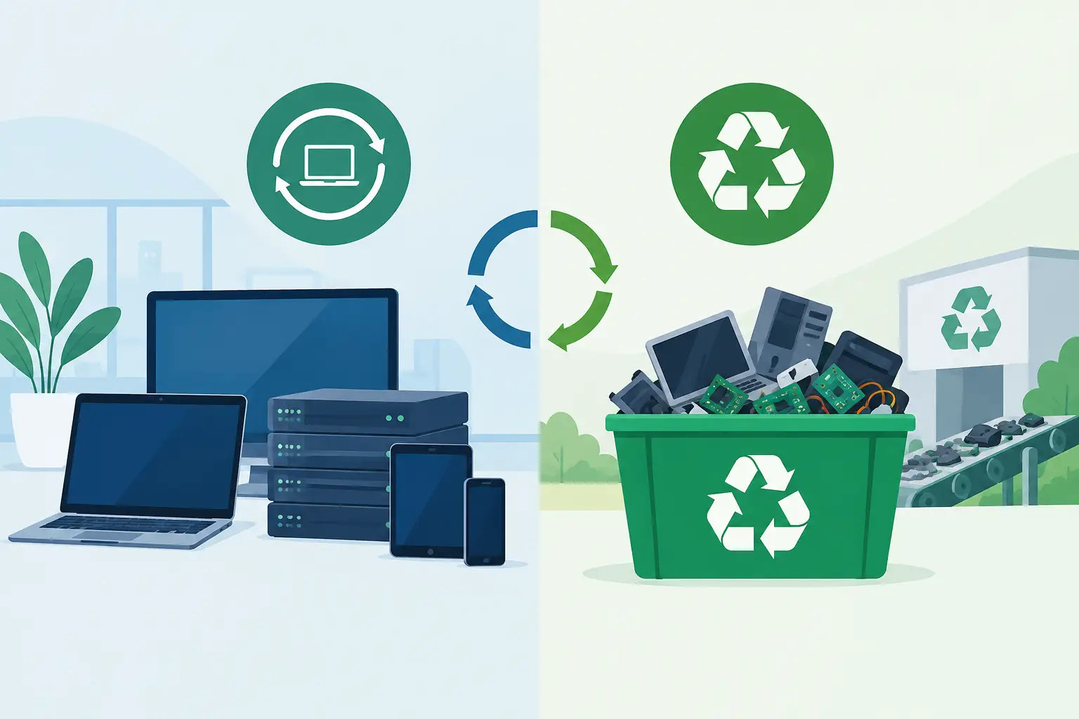 ITAD Versus Recycling: What Businesses Need
