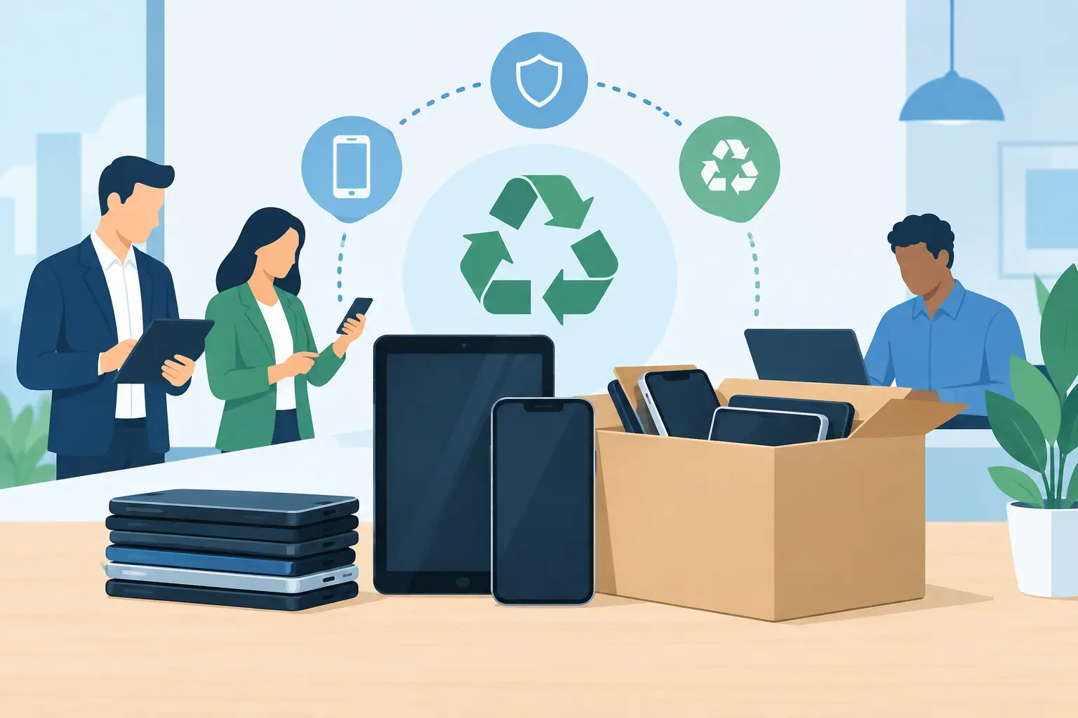 Mobile Device Disposition for Business Teams
