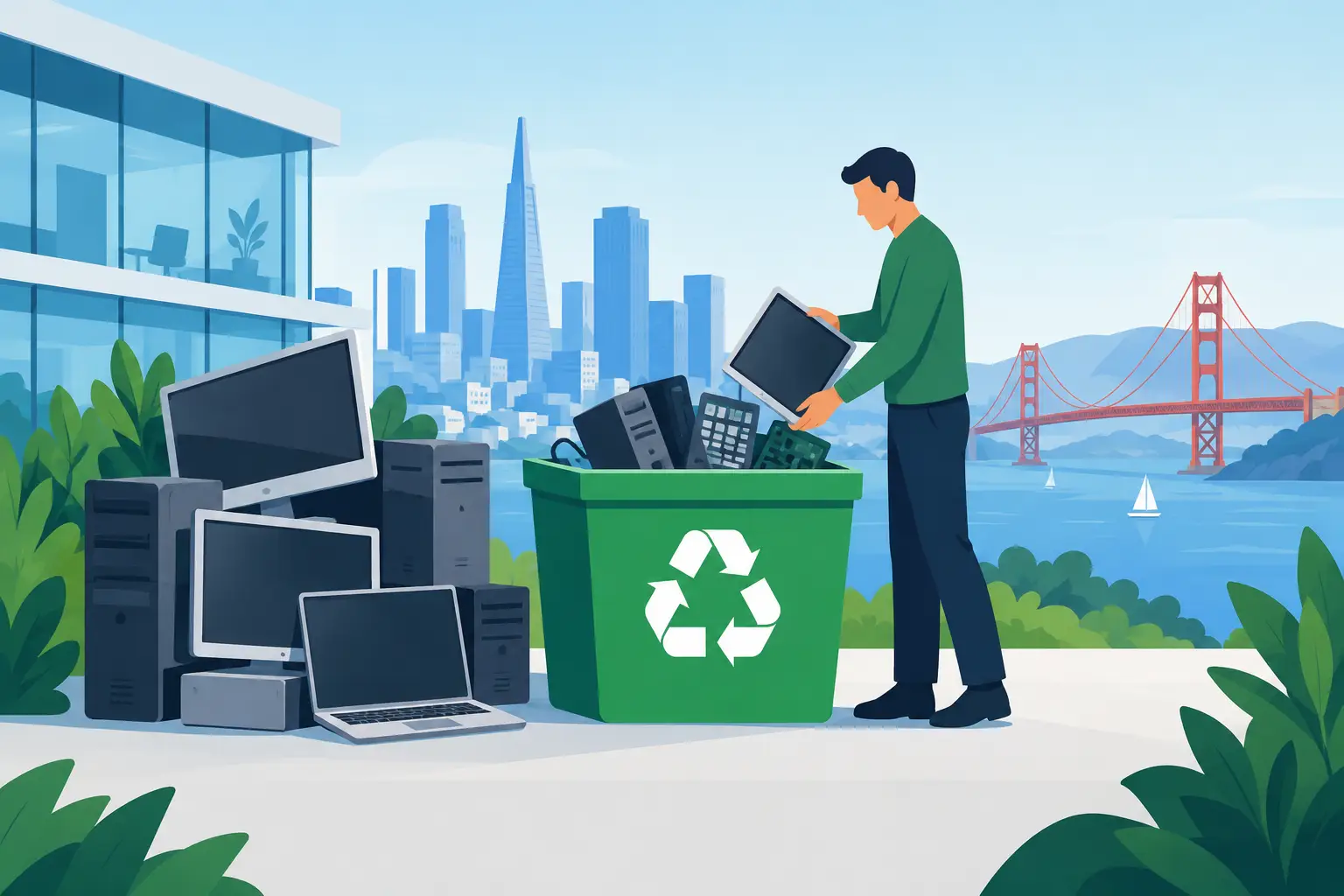 Computer Recycling for Bay Area Businesses