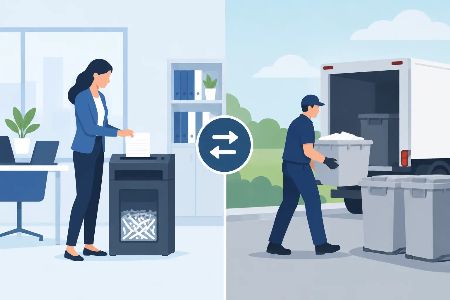 Outsourced Versus In-House Destruction Compared