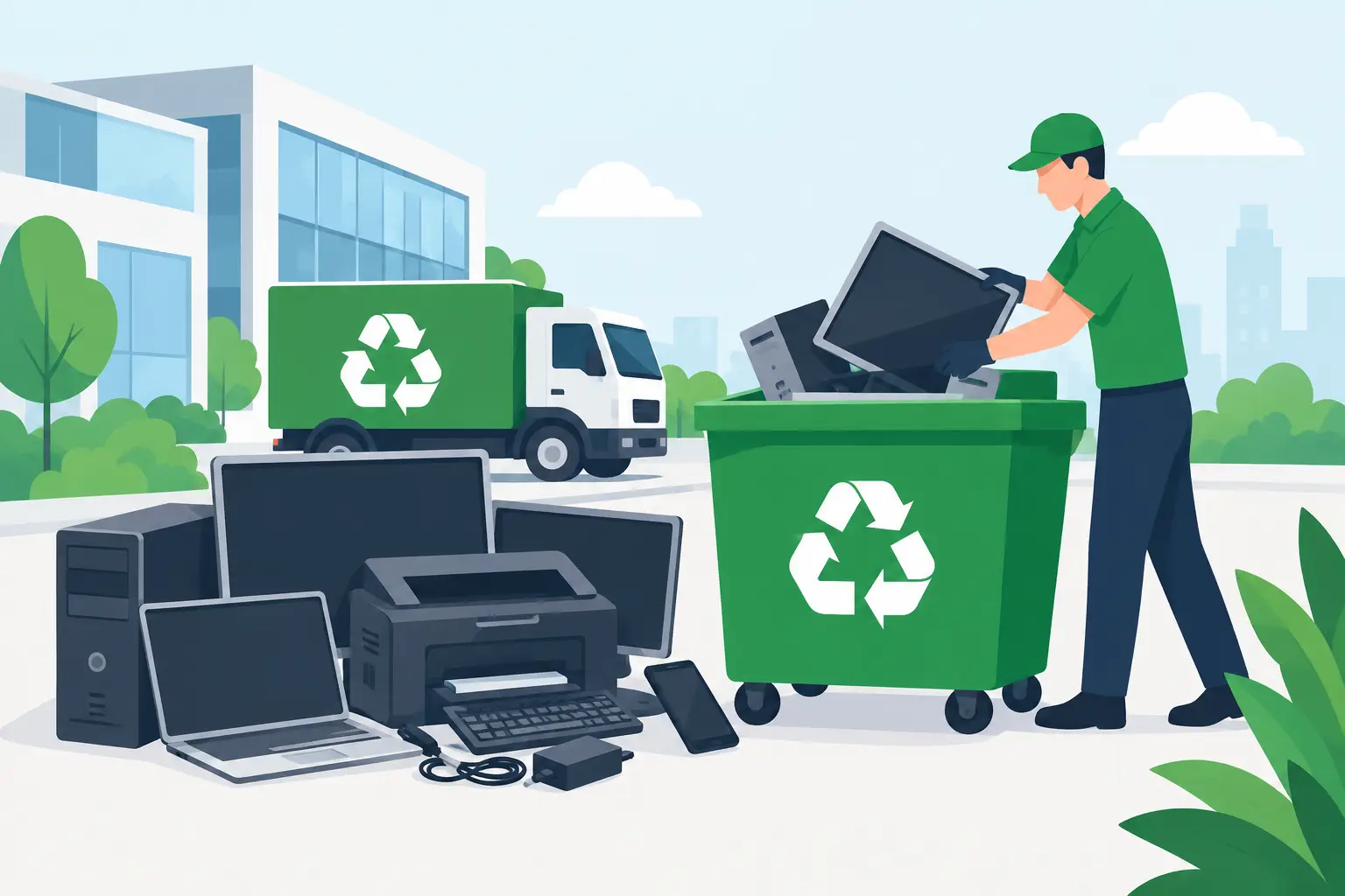 Top Items Accepted in E-Waste Pickup for Businesses